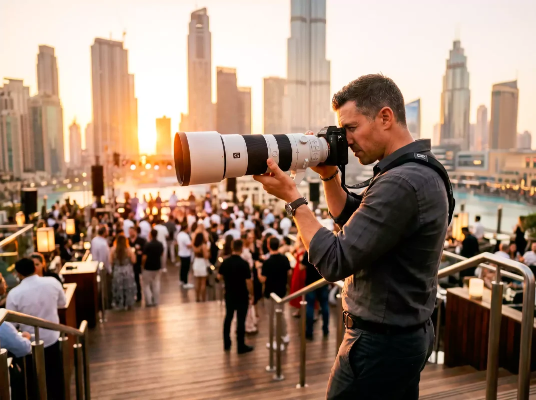 Buy Sony FE 70-200mm f/2.8 GM II Dubai UAE professional photographer 
wedding portrait event telephoto zoom