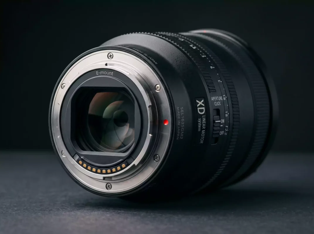 Sony FE 16-35mm GM II aperture de-click switch video lens Dubai