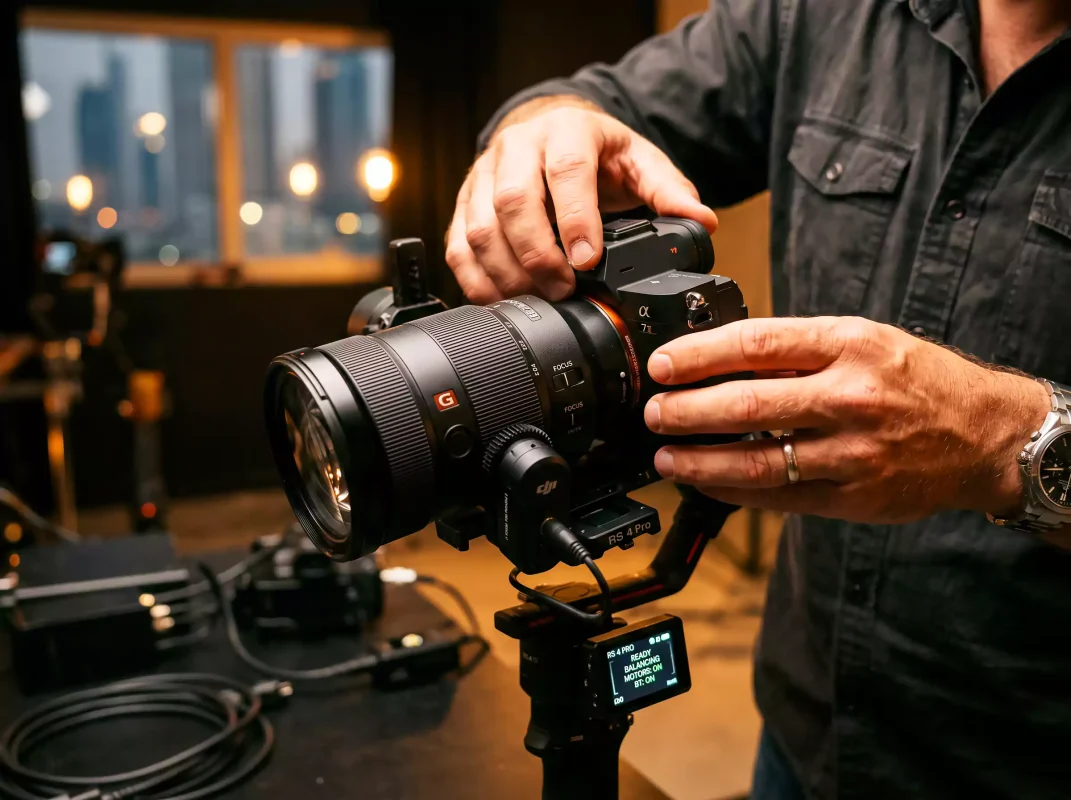 DJI RS 4 Pro Combo Focus Motor lens control Dubai filmmaker UAE