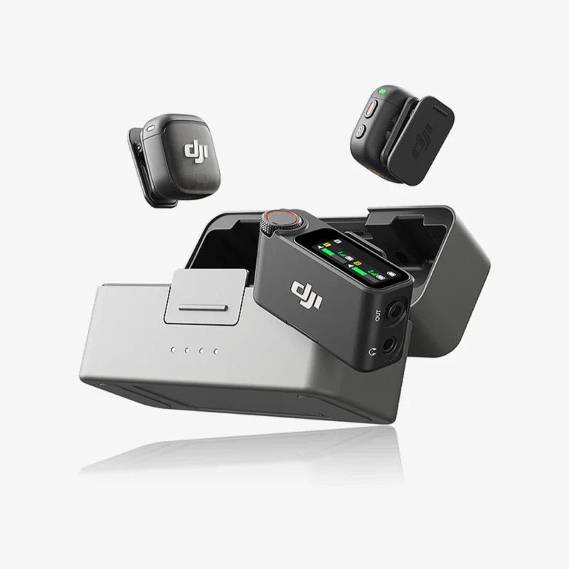 DJI Mic 3 Dubai wireless microphone kit with 32-bit float and charging case