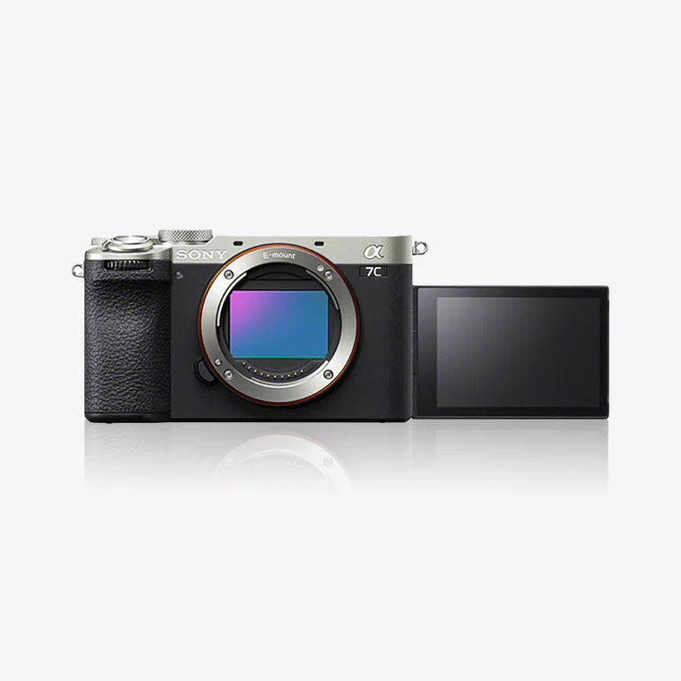 Sony A7C II Silver Body Dubai 33MP full frame compact mirrorless camera