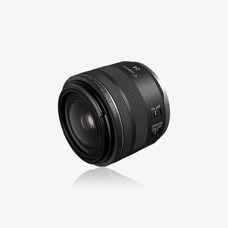 Canon RF 24mm f/1.8 Macro IS STM wide angle prime lens with image stabilization