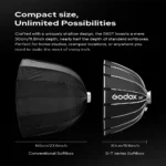 Godox S65T Quick Release Softbox Dubai | 65cm | Camcity - Image 3