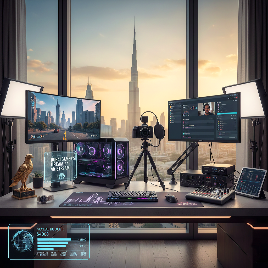 Budget Breakdown: 4K Streaming Setup for Gamers and Creators Dubai