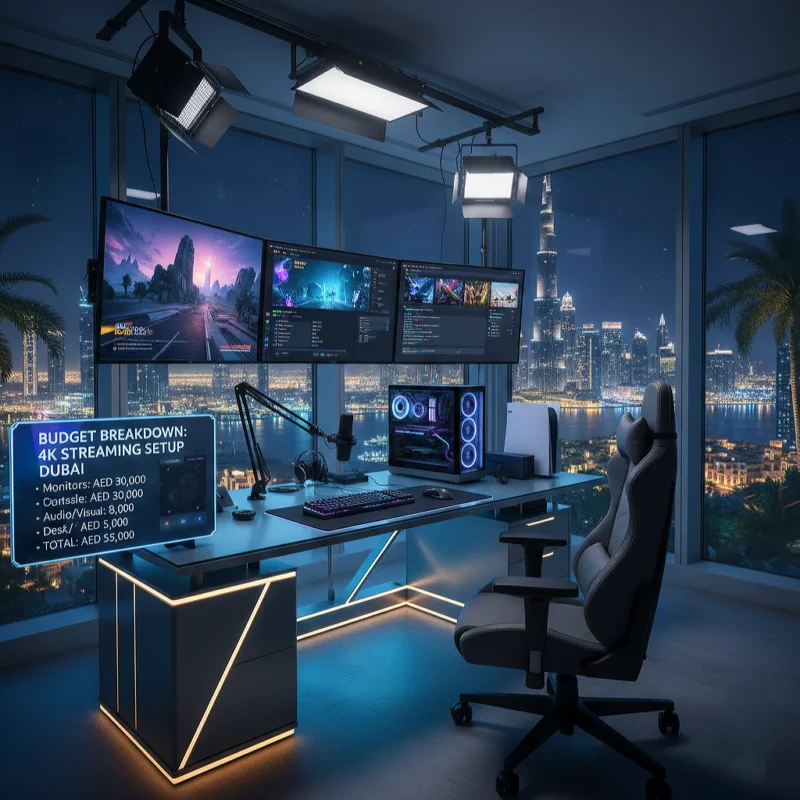 Must-Have Gear for your 4K Streaming Setup for Gamers and Creators Dubai