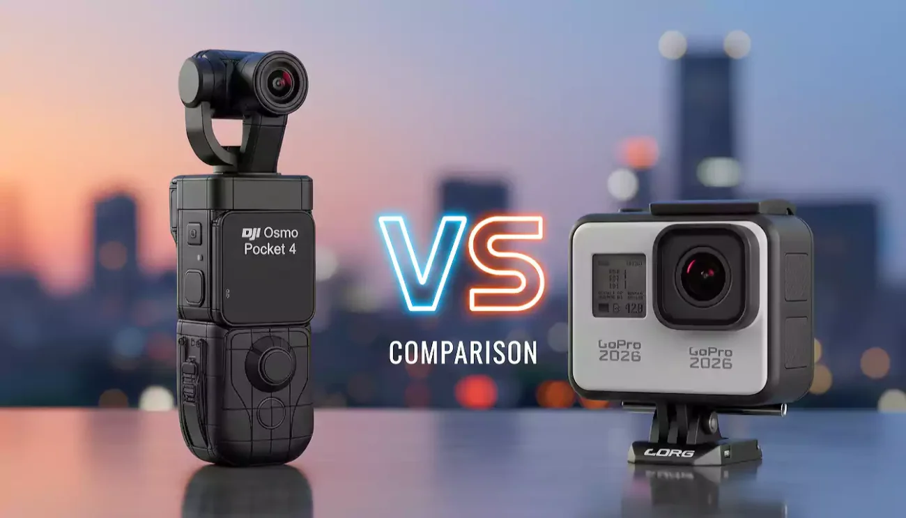 DJI Osmo Pocket 4 vs GoPro 2026