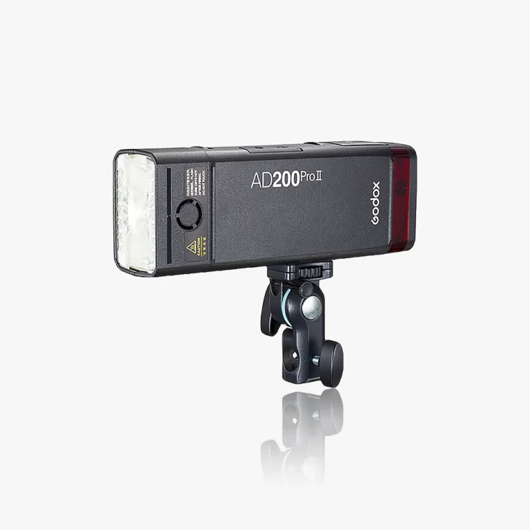 Godox AD200Pro II modular 200Ws pocket flash with speedlite and bare bulb heads