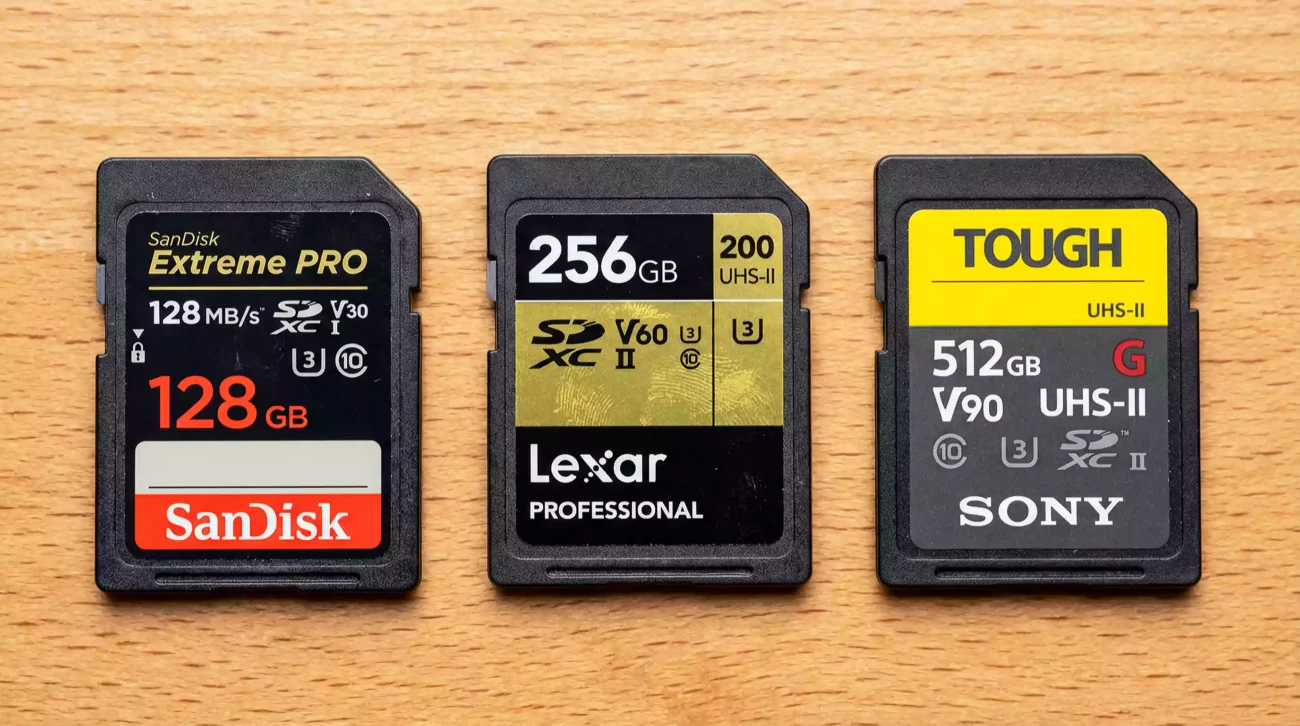SD card speed class symbols V30 V60 V90 chart | Best SD card for 4K video