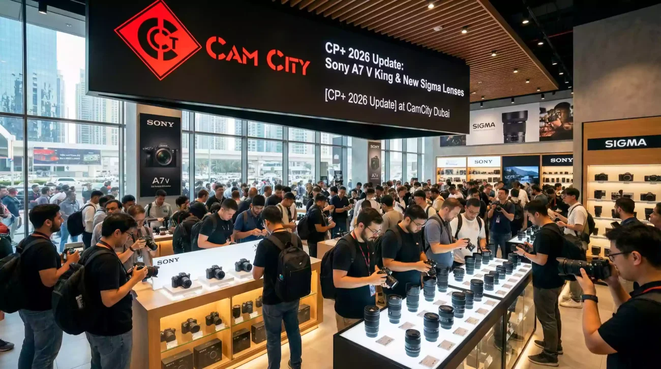CP+ 2026 Update: Sony A7 V King & New Sigma Lenses [تحديث سي بي بلس 2026] at CamCity Dubai.