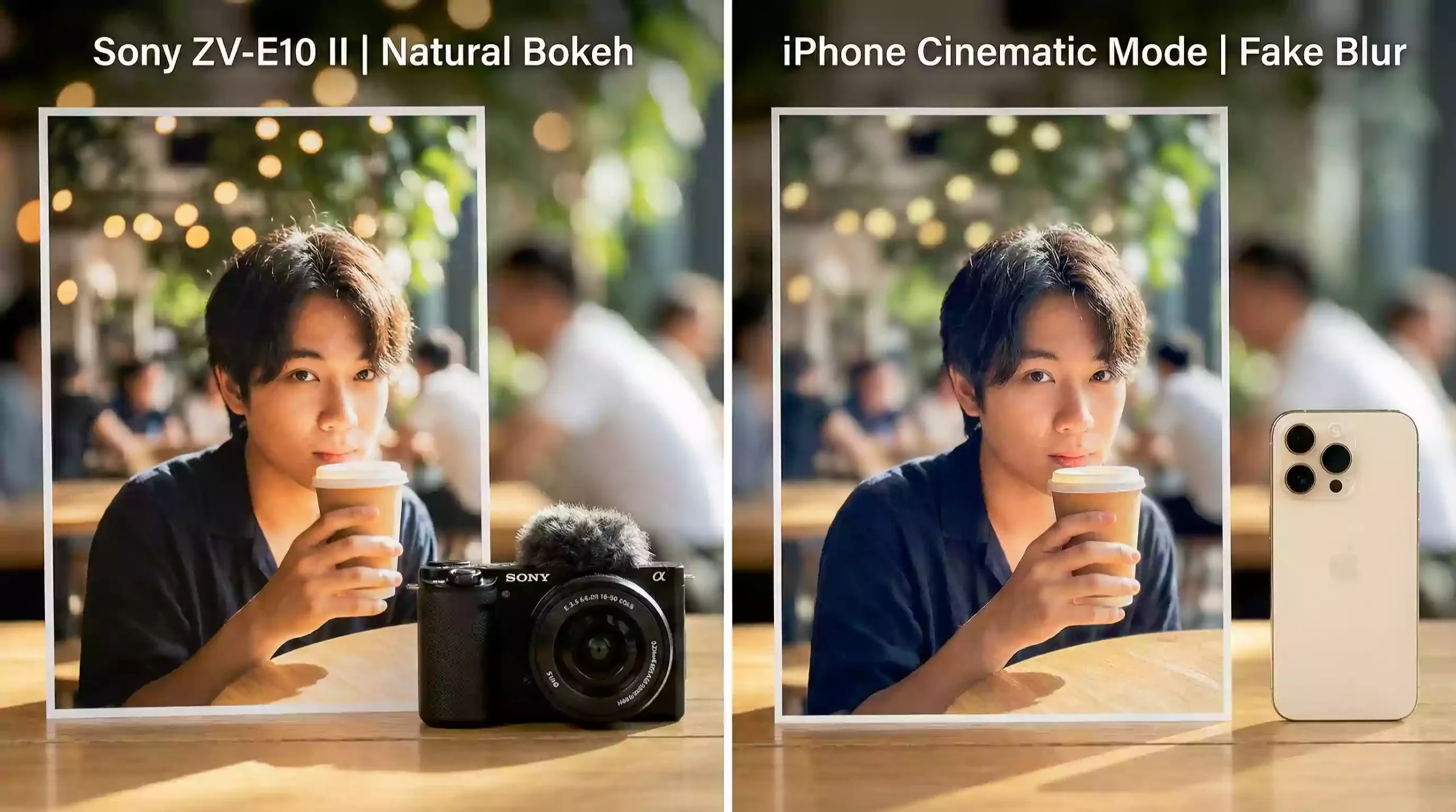 Sony ZV-E10 II vs iPhone 16 Pro