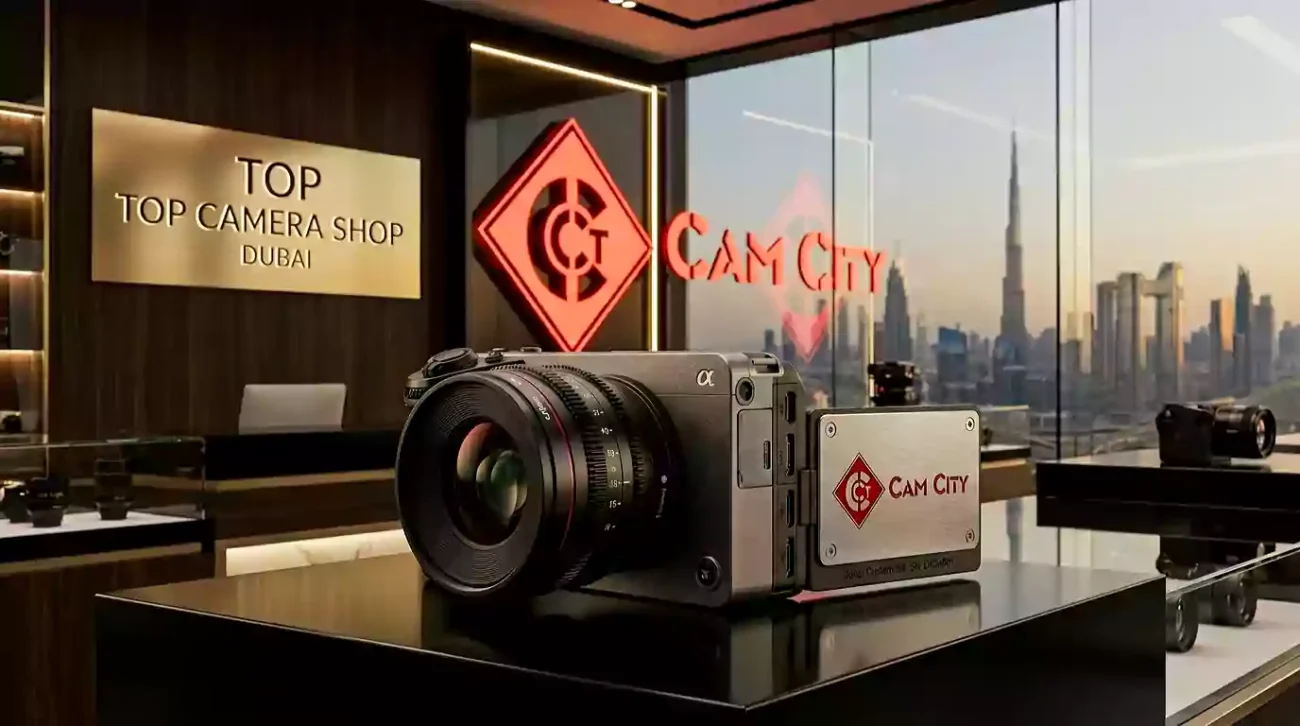 The Sony FX3a cinema camera available at the top camera shop dubai.