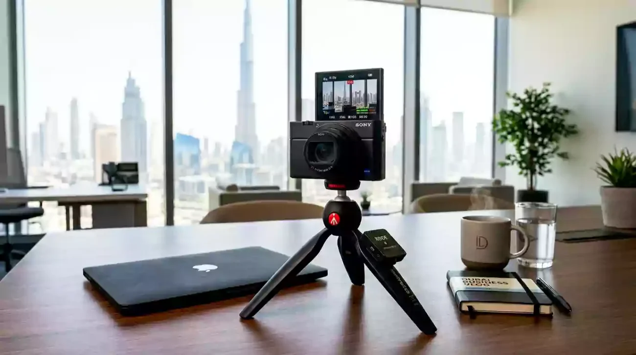 Buy Sony RX100 VII Dubai [شراء سوني RX100 VII في دبي] for business vlogging.