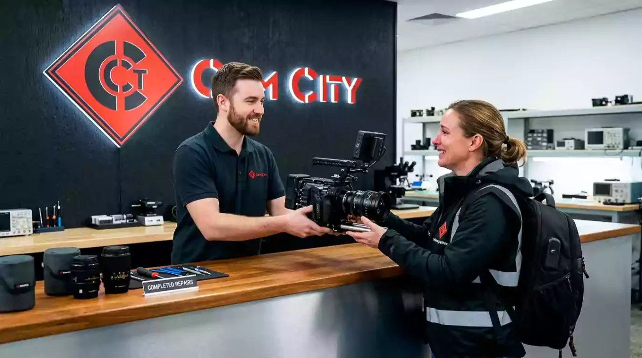Fast Water damaged camera repair Dubai [إصلاح الكاميرات التالفة بسبب المياه في دبي] at CamCity.