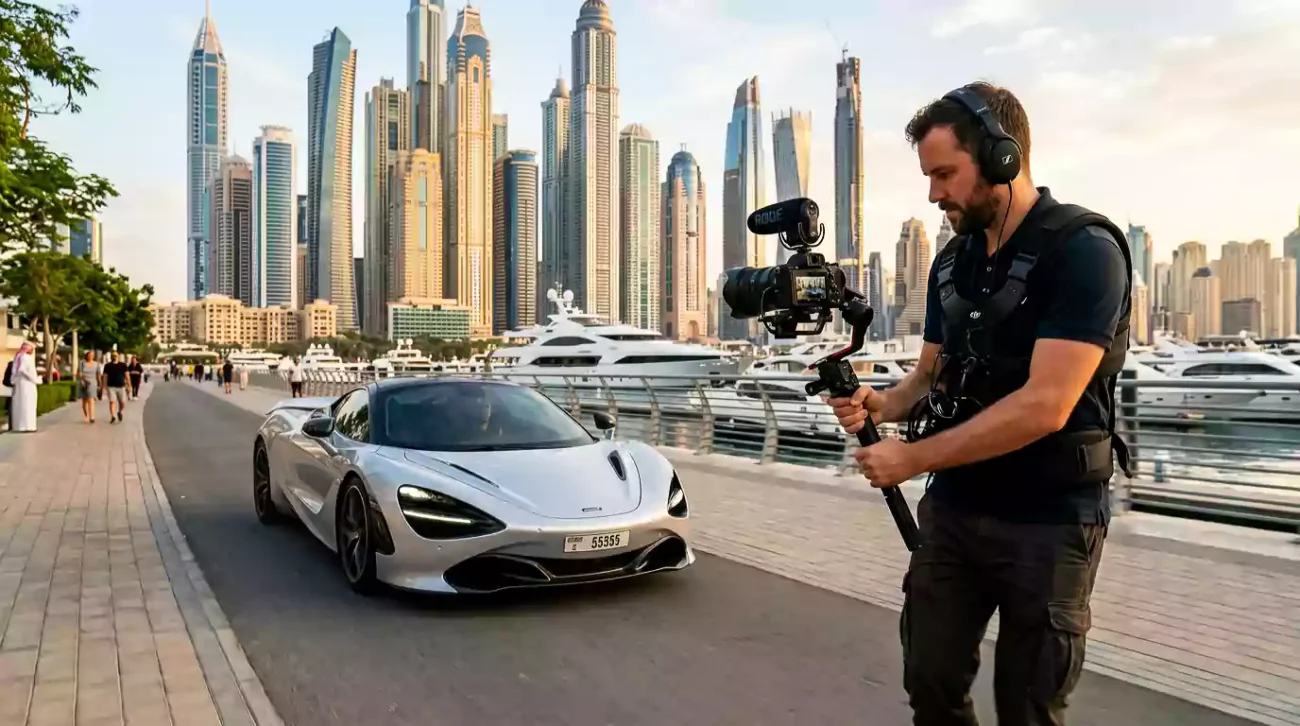 Professional shooting with the Sony A7 IV in stock Dubai.