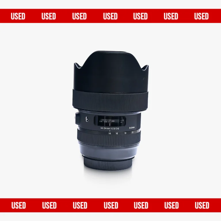 Used Sigma 14-24mm f/2.8 DG HSM Art Lens certified pre-owned ultra-wide architectural zoom