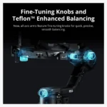 DJI RS 5 Gimbal Combo Kit with AI Tracking Module & Briefcase Handle holding a mirrorless camera