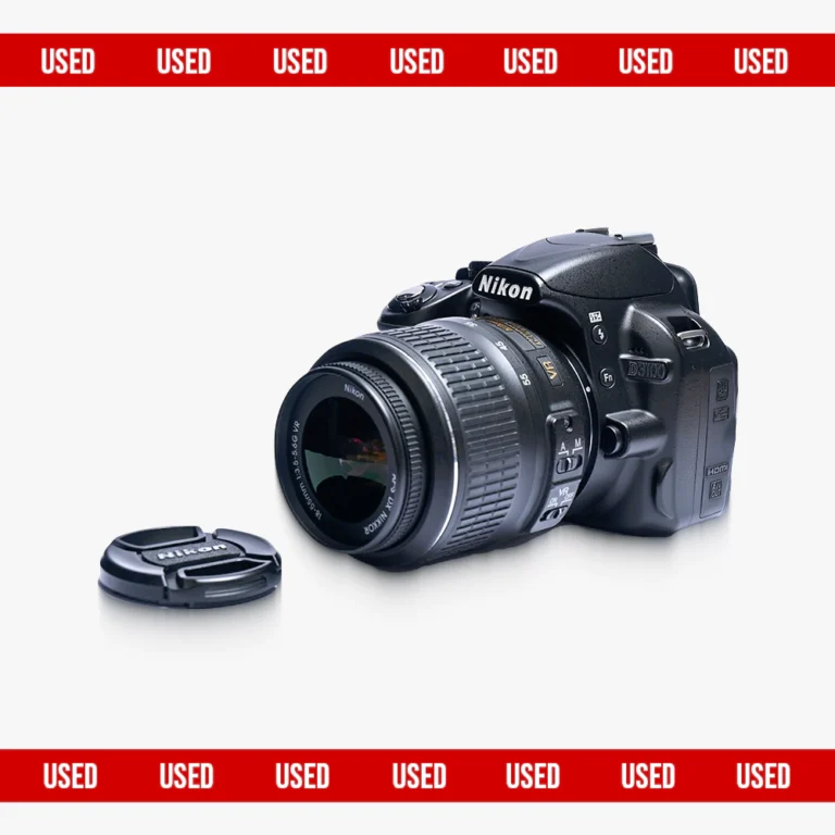 Used Nikon D3100 With 18-55mm Lens certified pre-owned beginner DSLR camera kit