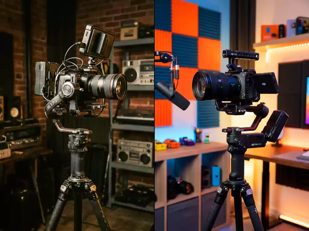 The ultimate DJI RS 4 Pro vs RS 3 Pro Dubai comparison at CamCity.