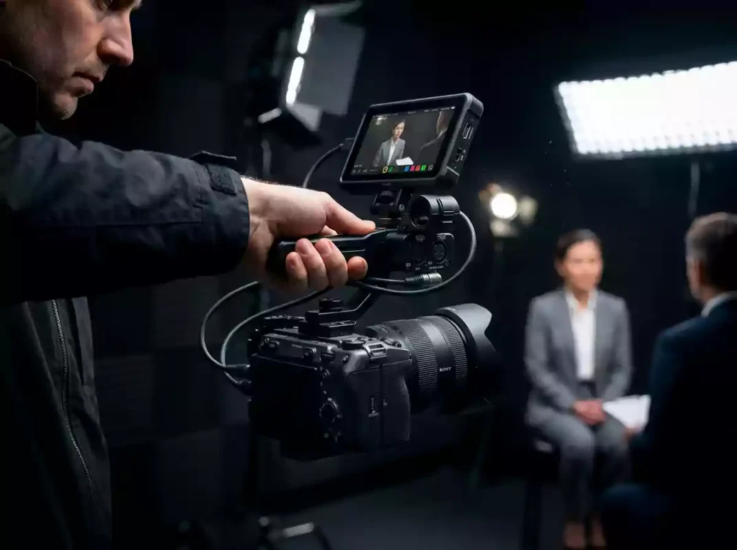 Professional cinematographer using Sony FX3 in UAE.