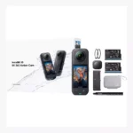 Insta360 X5 Essentials Bundle creator shooting Dubai waterfront UAE