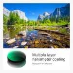 K&F Concept Schott CPL filter 82mm German B270 glass green eco multi-layer coating Dubai