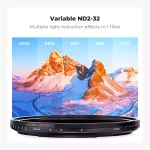 K&F 77mm variable ND filter 28-layer nano coating waterproof scratch-resistant Dubai