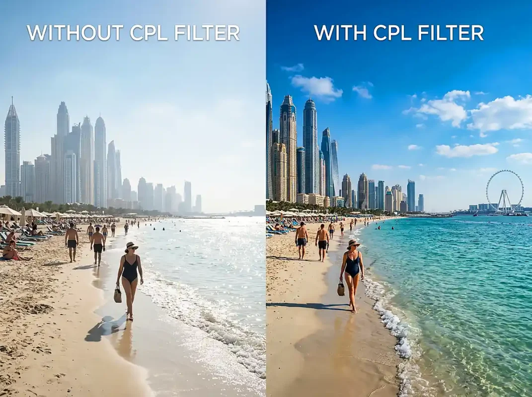 K&F Concept CPL filter Dubai genuine UAE warranty CamCity Colors