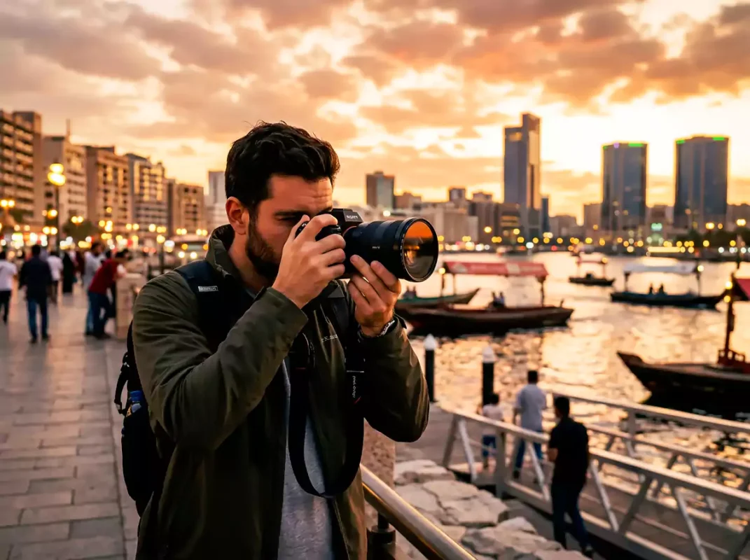 K&F Concept variable ND filter UAE photographer Dubai golden hour