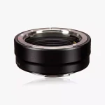 Canon EF lens mounted on EOS R camera with adapter Dubai content creator UAE