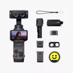 Insta360 Luna Ultra Creator Bundle Dubai 8K dual Leica gimbal with Mic Pro battery handle wide-angle lens