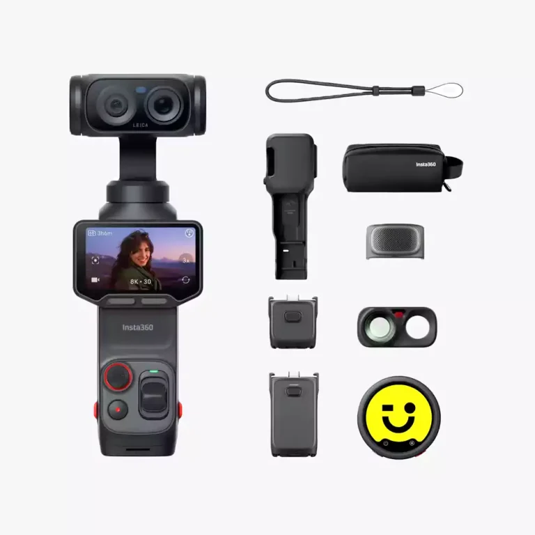 Insta360 Luna Ultra Creator Bundle Dubai 8K dual Leica gimbal with Mic Pro battery handle wide-angle lens