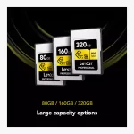 Lexar CFexpress Type A 80GB inserted into Sony a7S III — 4K 120p memory card UAE professional setup