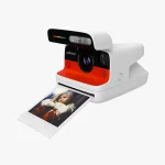 Polaroid Flip white instant camera gifted at Dubai celebration colour photo developing in hand