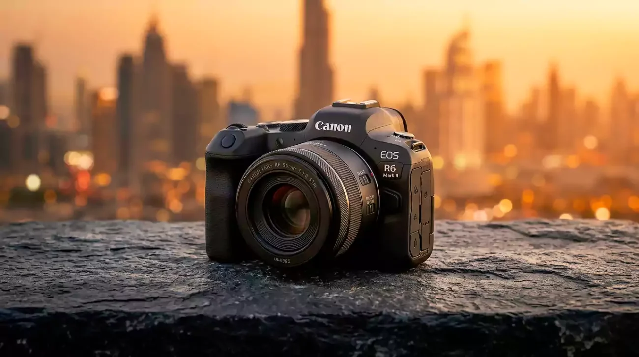 Canon EOS R6 Mark II Dubai full-frame mirrorless camera AED 6,399 at CamCity UAE