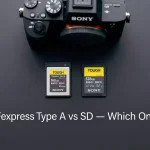 Sony a7S III 4K 120p memory card UAE — CFexpress Type A vs SD comparison