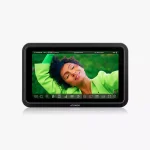 Atomos Shinobi II mounted on Sony mirrorless camera with locking HDMI USB-C cable Dubai UAE