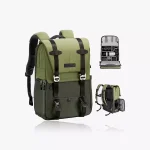 K&F Concept dark green camera backpack Dubai 20L army green KF13.087AV2 genuine UAE warranty