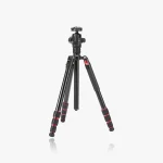 Miliboo MTT502A travel tripod folded 42cm compact size comparison Sony mirrorless camera UAE