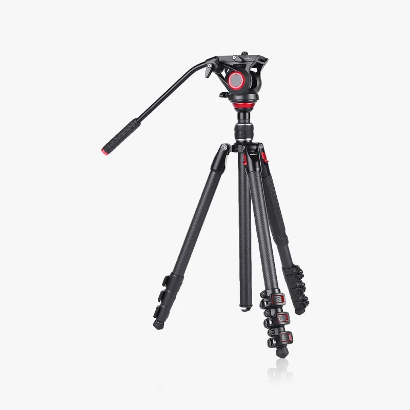 Carbon Fiber Tripod Dubai — Miliboo MTT501CF(B) with fluid head, genuine UAE warranty