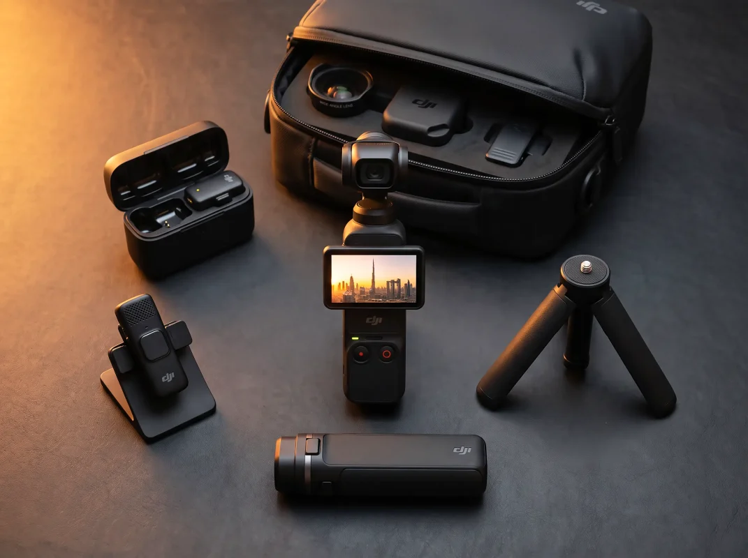 DJI Osmo Pocket 3 Creator Combo price Dubai — AED 2,026 genuine UAE warranty CamCity