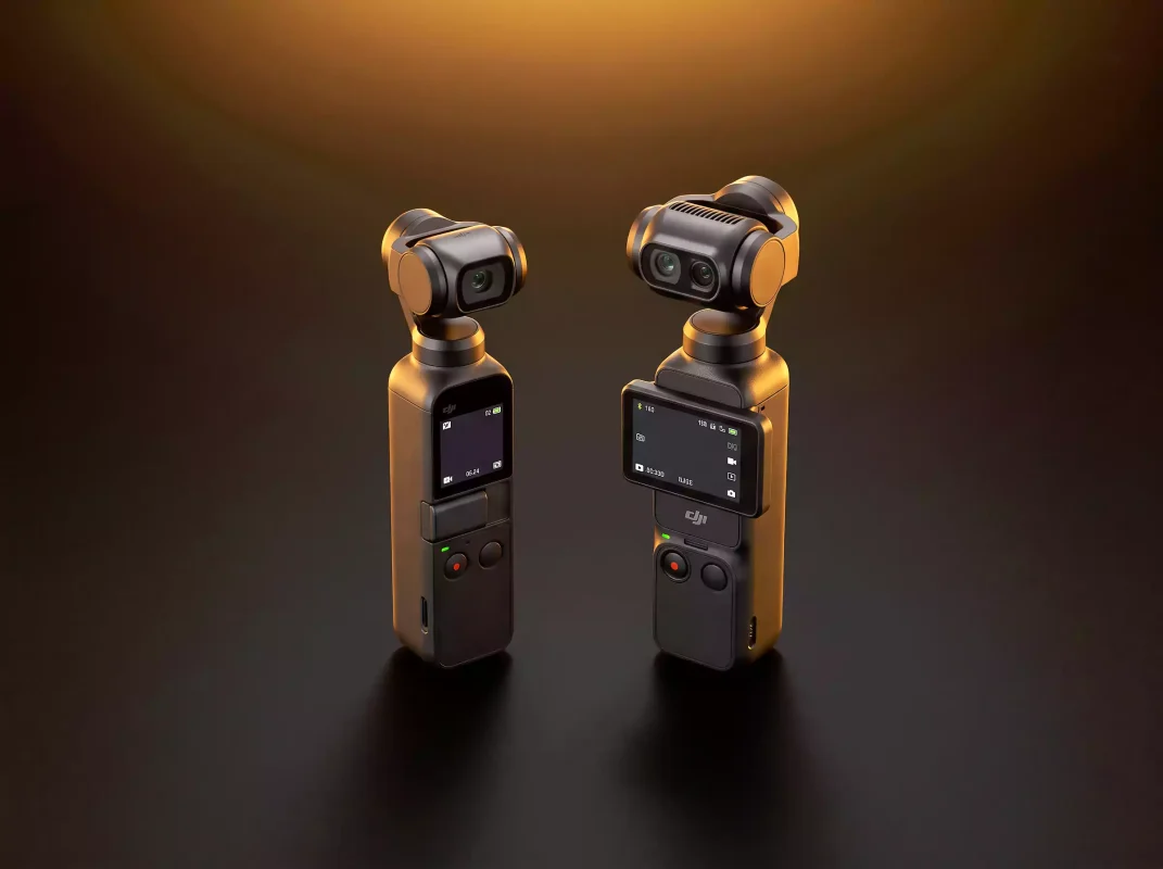 DJI Osmo Pocket 4P vs Pocket 4 Dubai side-by-side comparison genuine UAE warranty