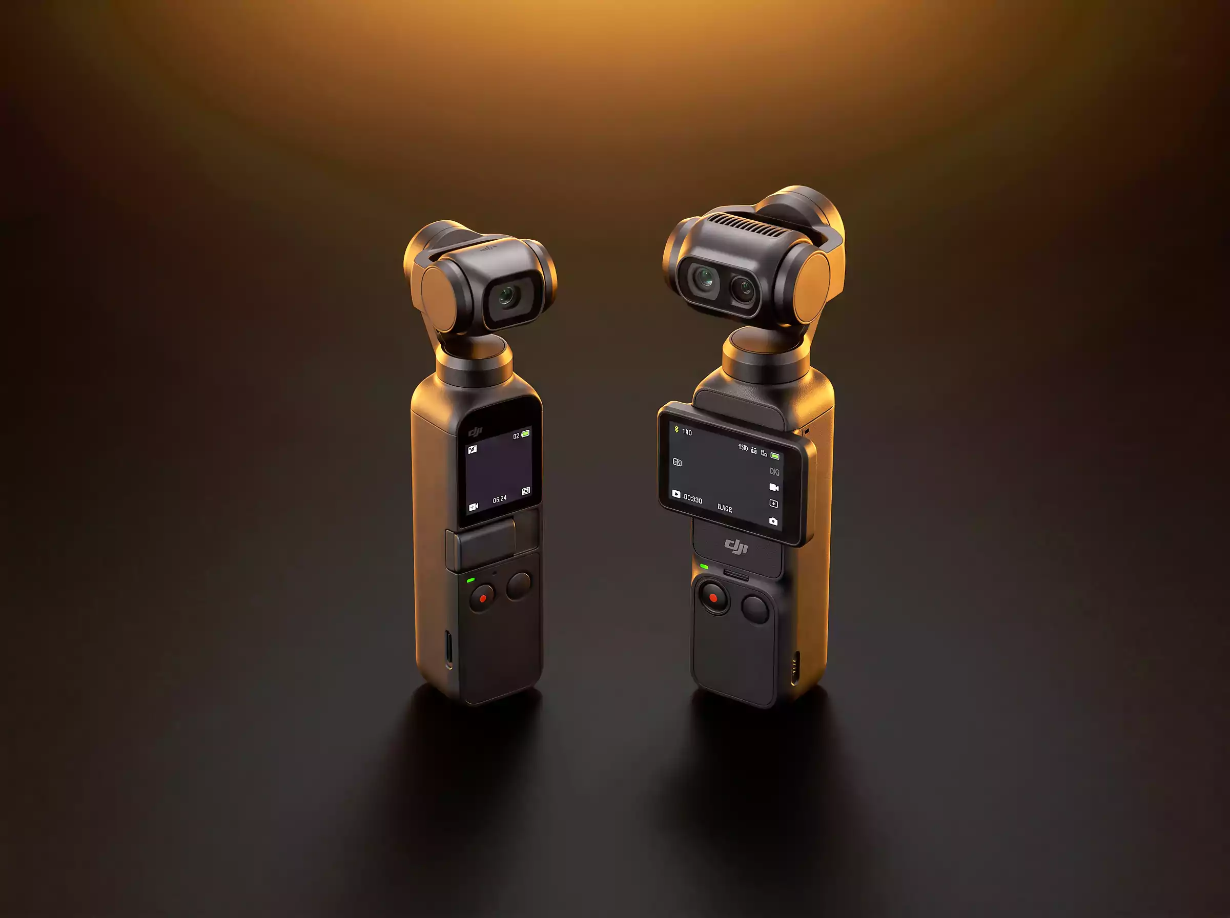 DJI Osmo Pocket 4P vs Pocket 4 Dubai side-by-side comparison genuine UAE warranty